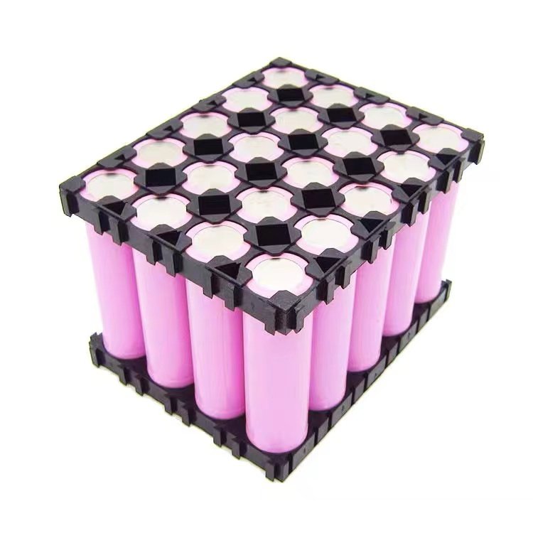 Lithium Battery Pack Cell Spacer 18650/21700/26650/32650/33140 Plastic Abs Zigzag Honeycomb Holder In Oem/odm