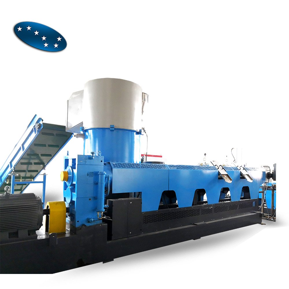 Sevenstars PE PP waste plastic recycle production making machine non woven fabric granulator line