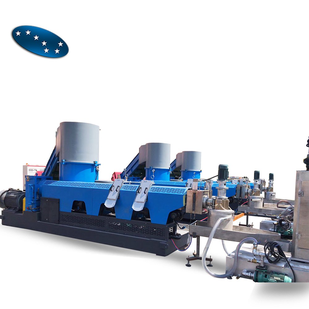 Sevenstars PE PP waste plastic recycle production making machine non woven fabric granulator line
