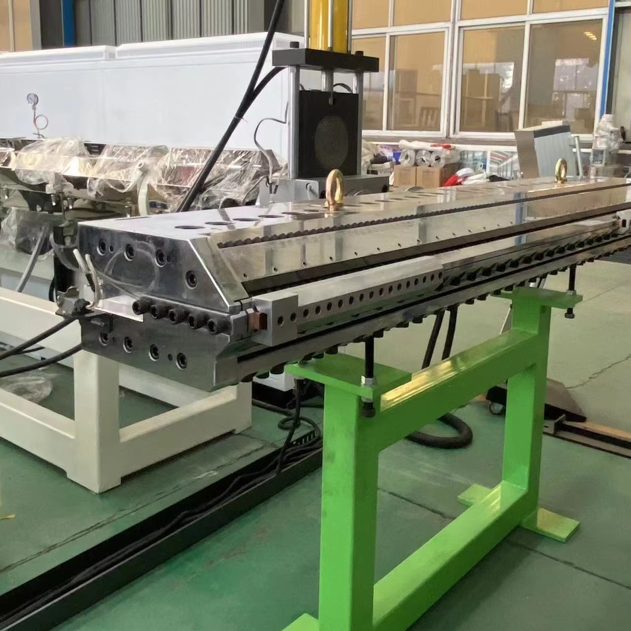 PP PE thick plate extruder thick board making machine sheet equipment