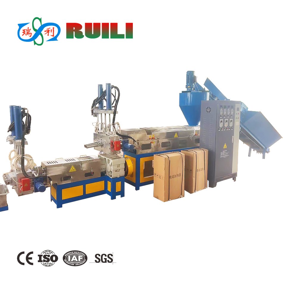 Wasted PP PE PA PET Plastic Recycling Granulator Equipment plastic pelletizing Granulation Machine
