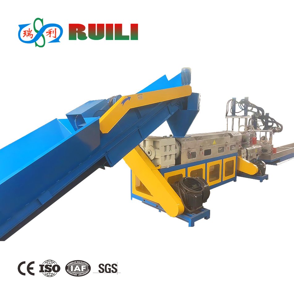 Wasted PP PE PA PET Plastic Recycling Granulator Equipment plastic pelletizing Granulation Machine