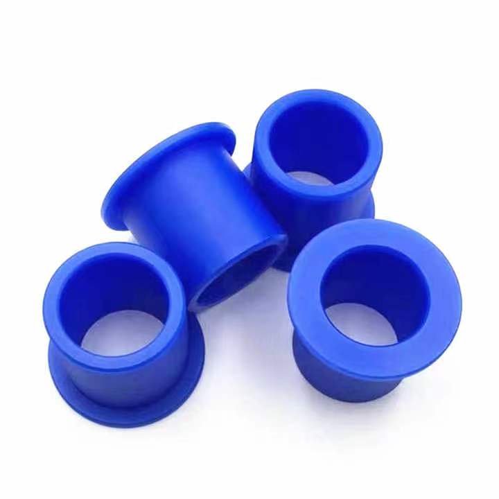 Pa6 Nylon Sleeves Insulating Delrin Bush Sleeve Pom Acetal Flanged Shaft Jacket Bushing Washer Bearing Bush For Bolts