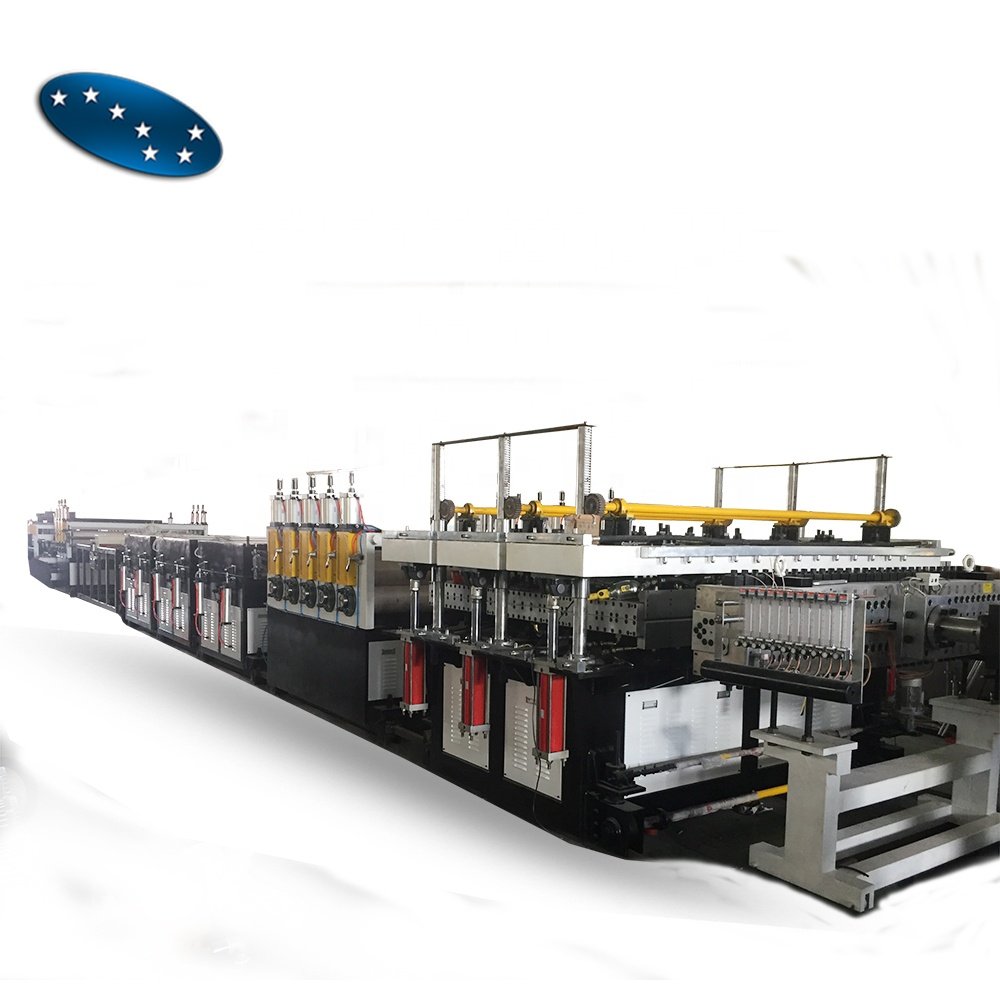 Hot sale plastic pp corrugated hollow sheet extrusion machine line