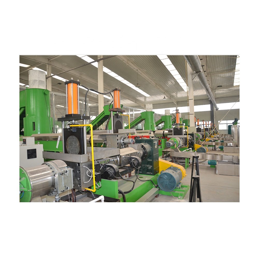 PP PE Film Waste Plastic Recycling Machine Pelletizing Machine Granulating Machine
