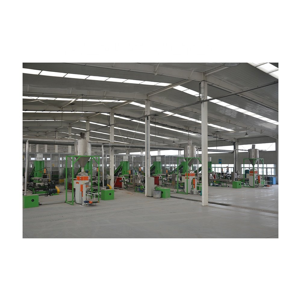 PP PE Film Waste Plastic Recycling Machine Pelletizing Machine Granulating Machine