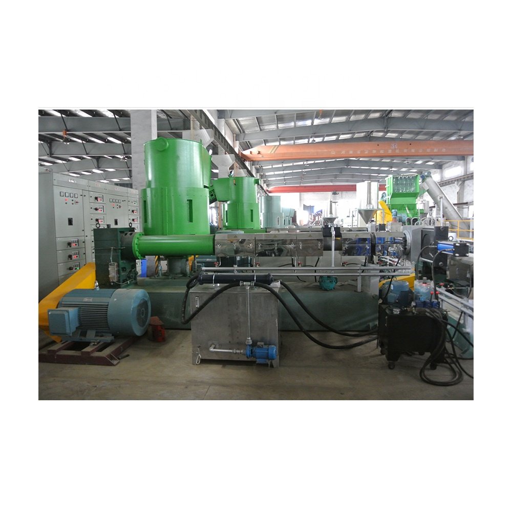 PP PE Film Waste Plastic Recycling Machine Pelletizing Machine Granulating Machine