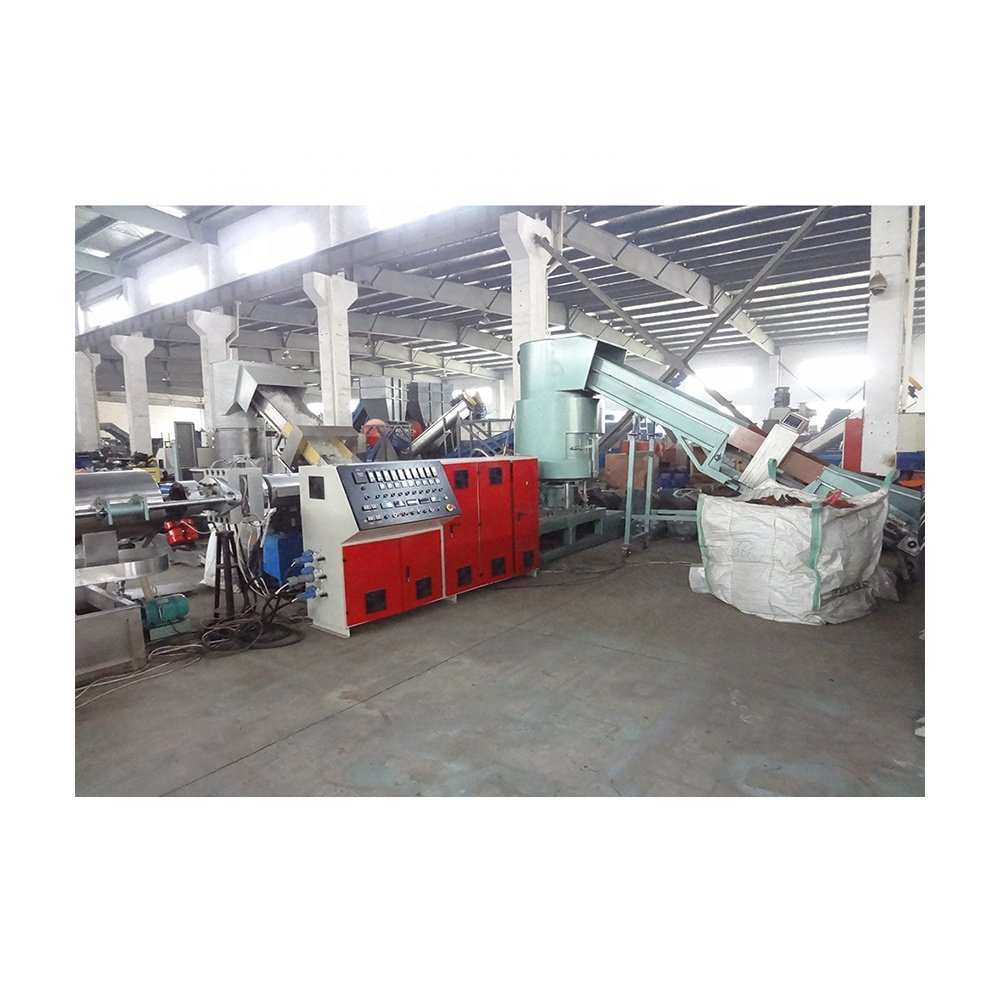 PP PE Film Waste Plastic Recycling Machine Pelletizing Machine Granulating Machine