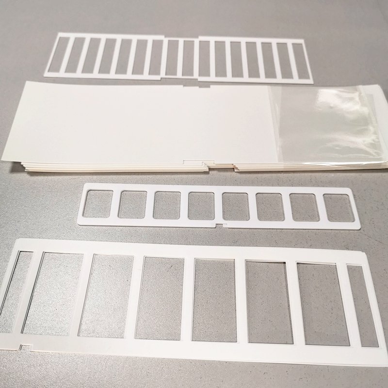 Matt ESD pp synthetic polypropylene paper white sheets for Antistatic lead frame spacer