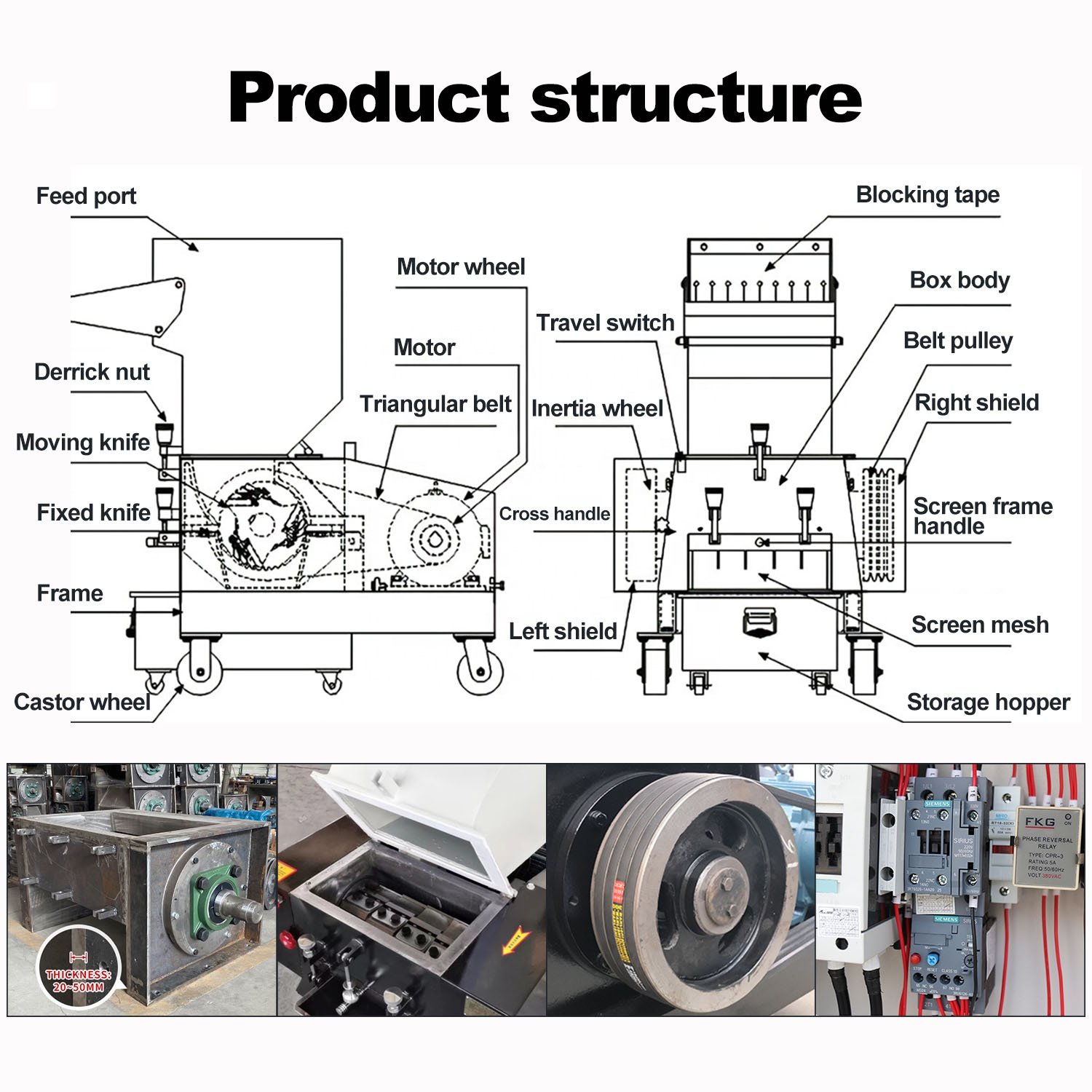 plastic-crusher-machine-prices heavy duty small hdpe plastic pp shredder grinder crusher machine