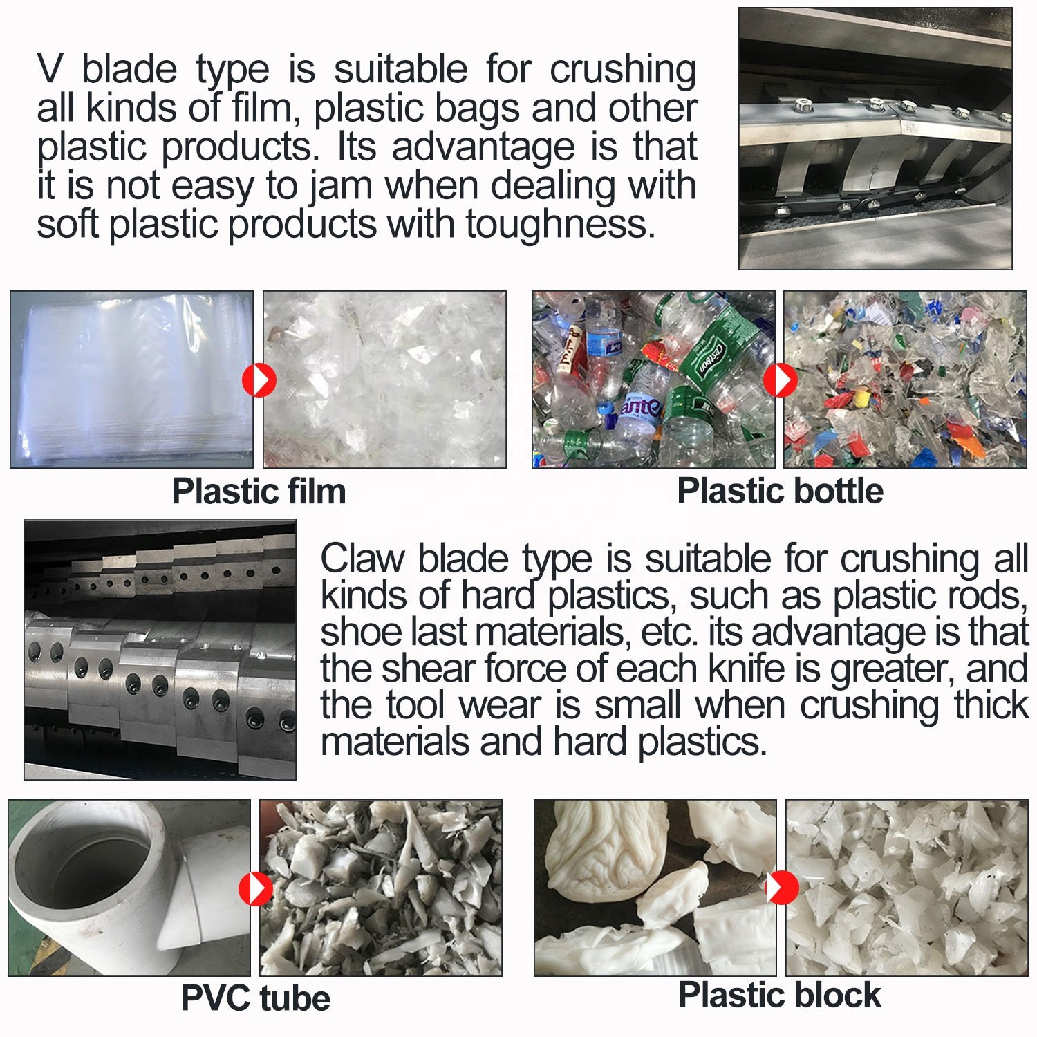 plastic-crusher-machine-prices heavy duty small hdpe plastic pp shredder grinder crusher machine