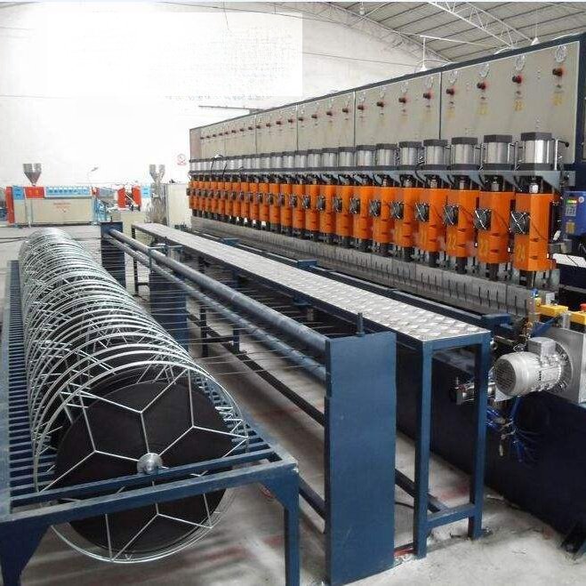 Fiberglass /PP/ PET Geogrid Production Line geogrid welding machine with Automatic frequency tracking