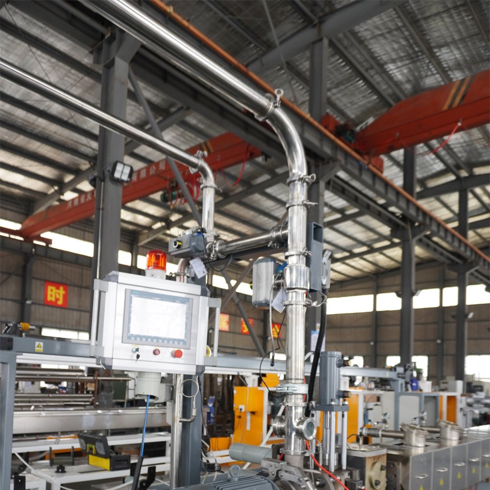 EVA calcium carbonate mixing granulation line PP PE PS filler plastic granulating machine underwater pelletizer