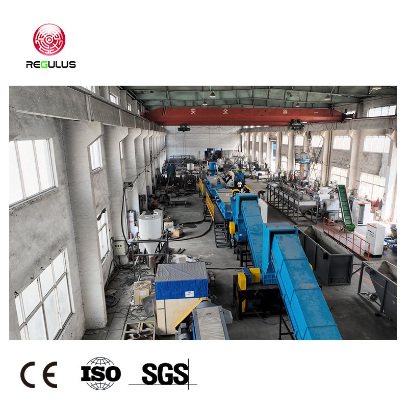 Waste Plastic PP Woven Bags PE Film HDPE Foil Recycling Line Soft Plastic Washing Recycling Line