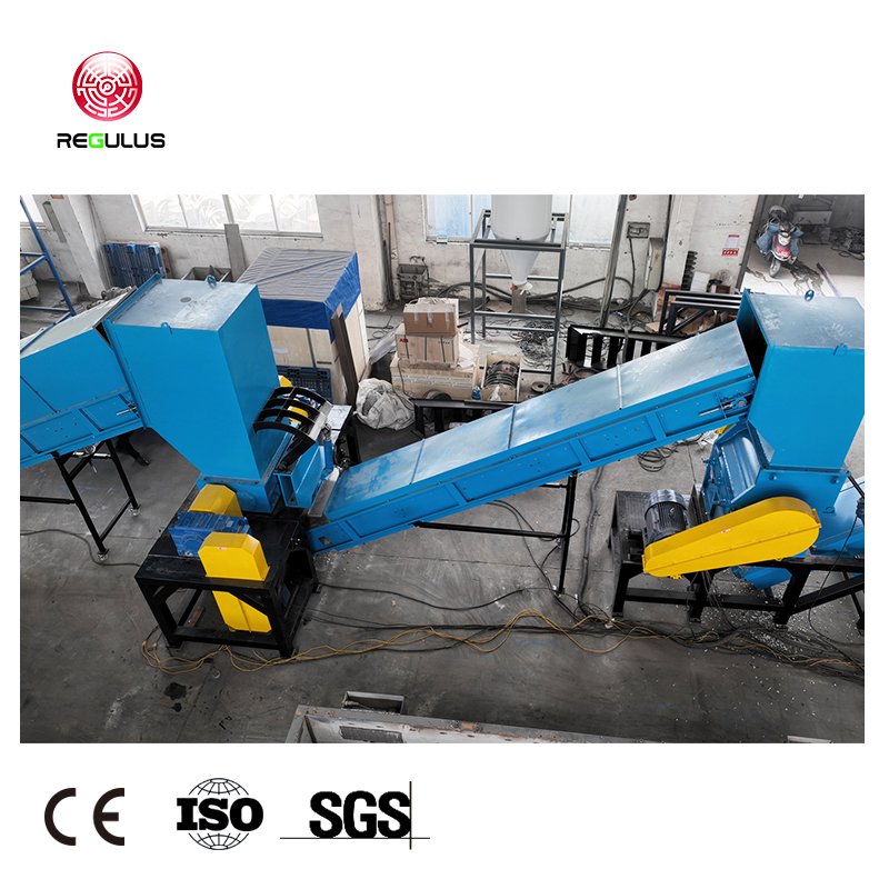 Waste Plastic PP Woven Bags PE Film HDPE Foil Recycling Line Soft Plastic Washing Recycling Line