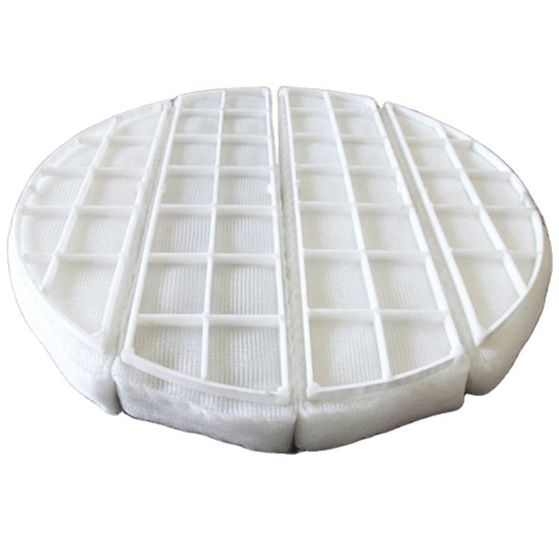 High quality Plastic Mesh Pad PP Wire mesh demister