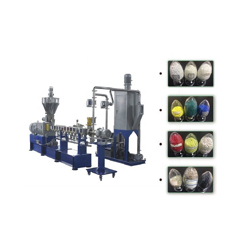 HKY-30 CO-ROTATING PARALLEL TWIN SCREW EXTRUDER MACHINE GROUP FOR PP/PE/PS/PET+CaCO3