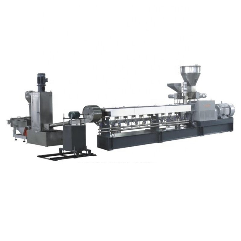HKY-30 CO-ROTATING PARALLEL TWIN SCREW EXTRUDER MACHINE GROUP FOR PP/PE/PS/PET+CaCO3