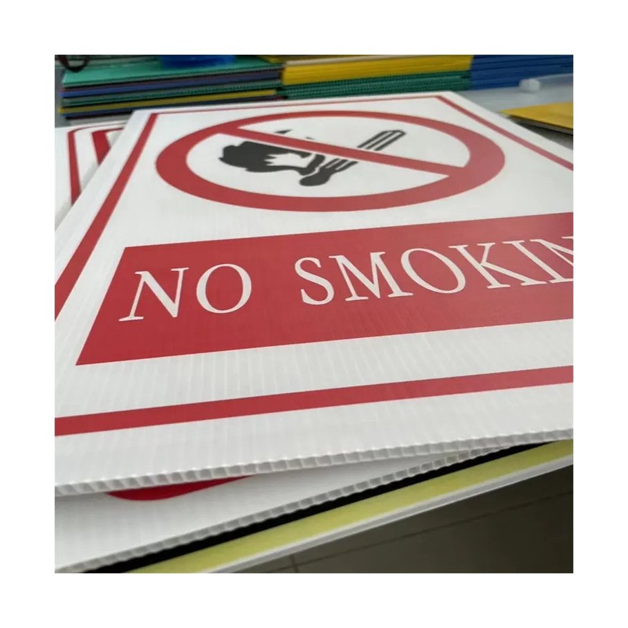 Unique Design Special Printing Hot Selling Corrugated Coroplast Signs Yard Traffic Road Signs
