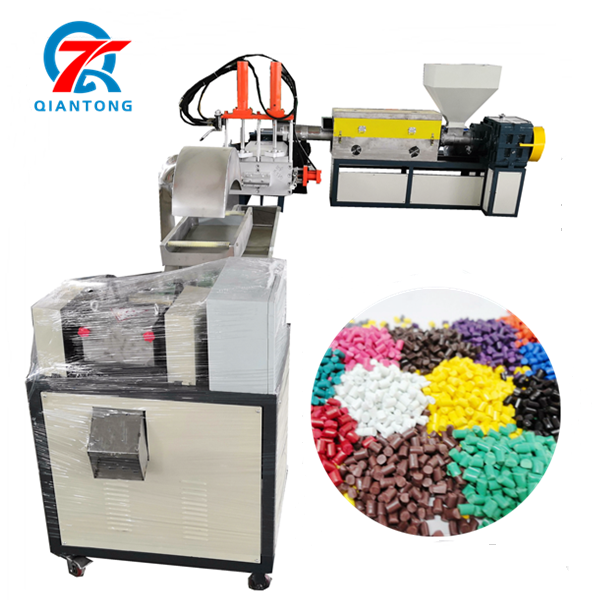 High Strength PP granules recycled flat yarn extruder machine with low price granulator machine
