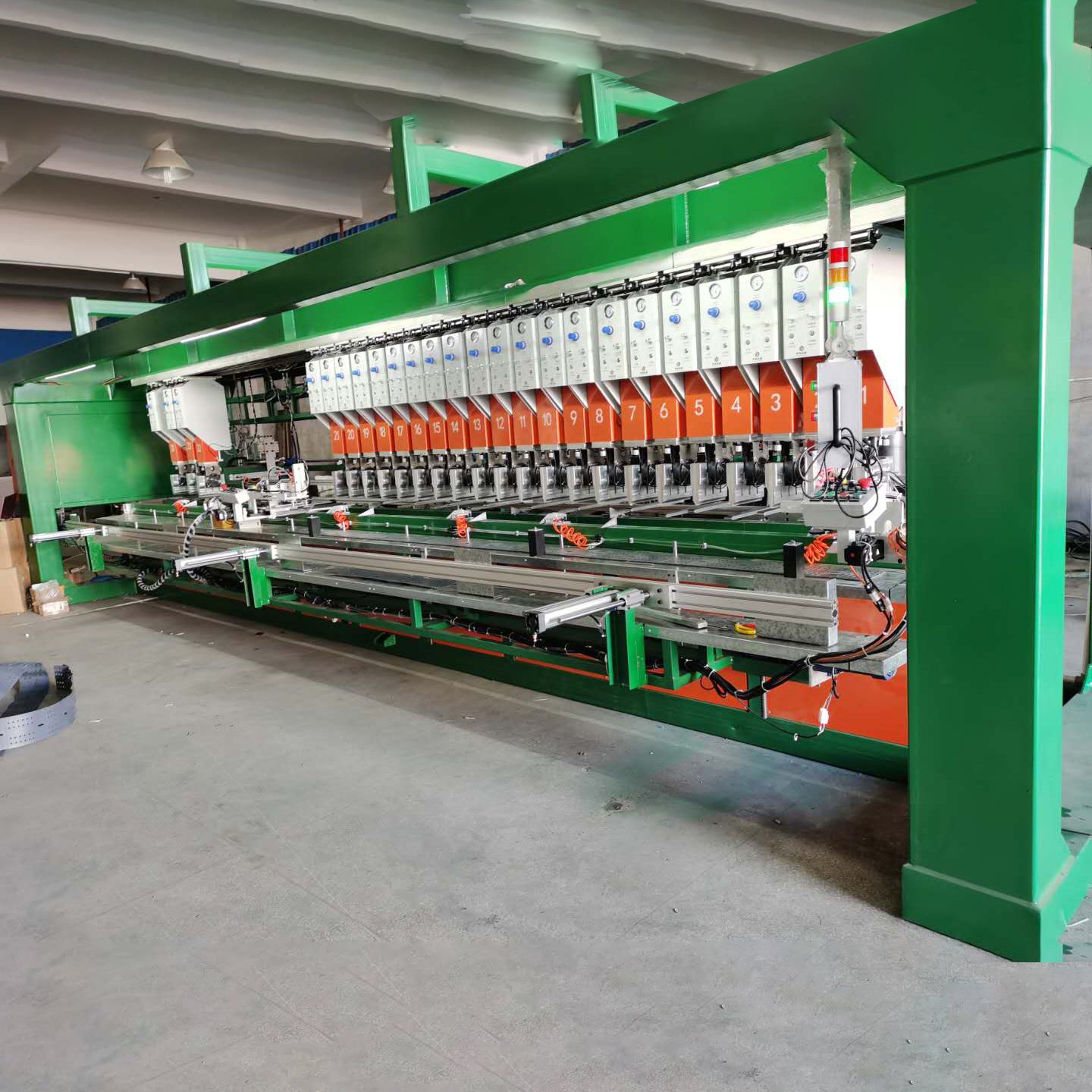Plastic Extrusion production Line HDPE Pp Pe Ultrasonic Geocell Welding Machine with Ultrasonic Power