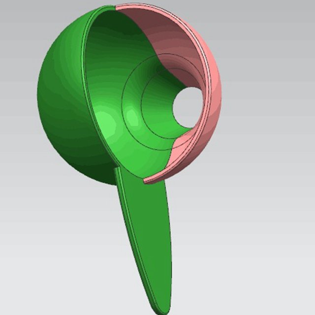 JIEWEI Injection mold Food grade PP plastic scoop