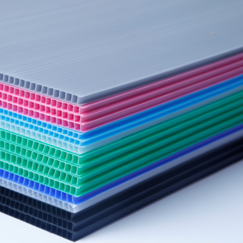 factory wholesale hollow core plastic board PP Fluted corrugated plastic sheet