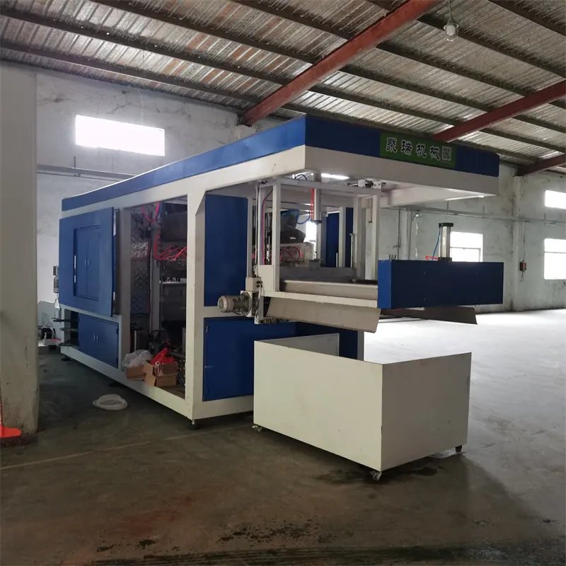 Factory Full Auto Vacuum Forming Food Grade Plastic Container Thermoforming Machine For Strawberry