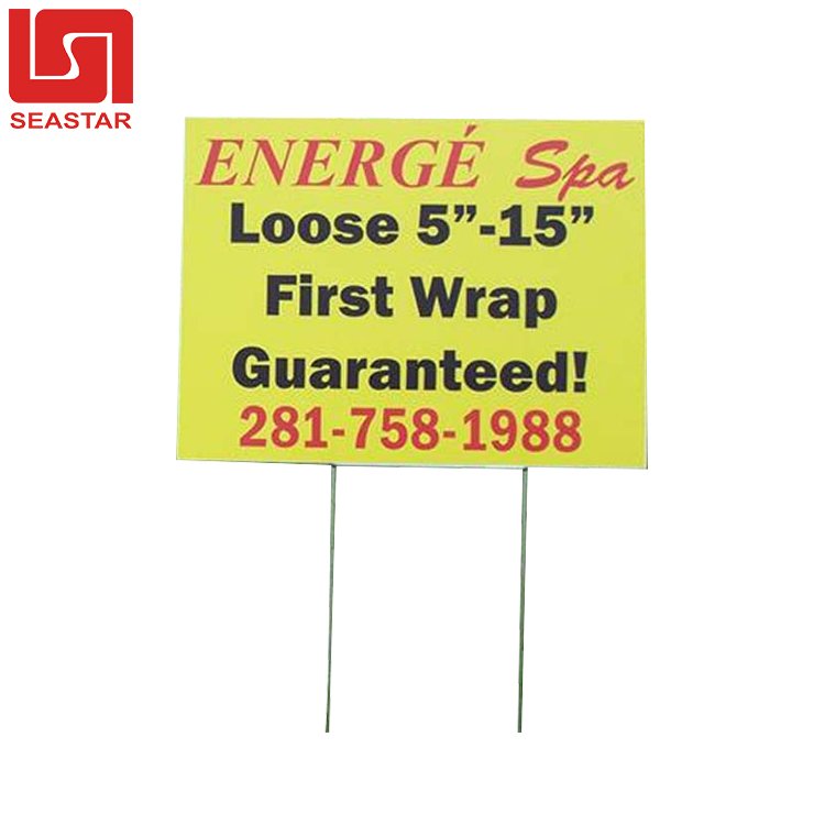 Personalized Printing Pp Corrugated Sheet Waterproof Coroplast Correx Plastic Yard Sign
