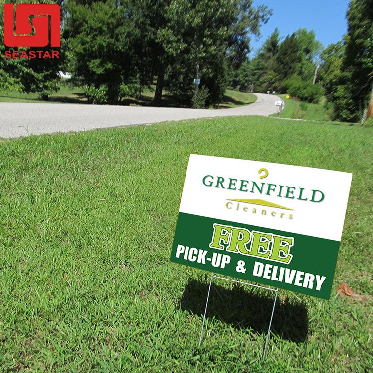 Personalized Printing Pp Corrugated Sheet Waterproof Coroplast Correx Plastic Yard Sign
