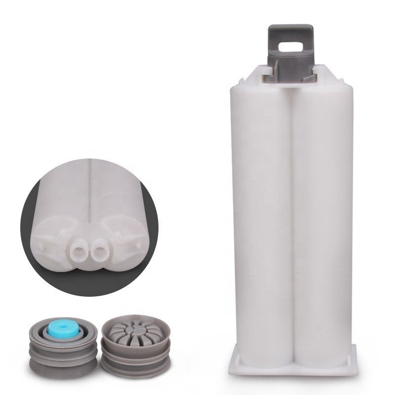 50ml 1:1 Dual Cartridge ABglue Caulking Cartridge Two-component Epoxy Cartridge Barrel for packing ABglue, epoxy and adhesive
