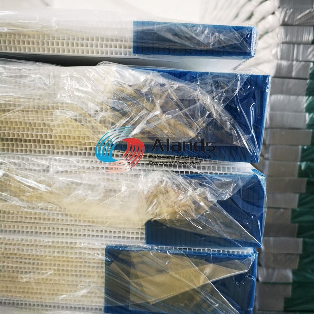 White colors 4'x8' PP Coroplast Sheet Coroplast board PP hollow plate for digital & silk screen printing