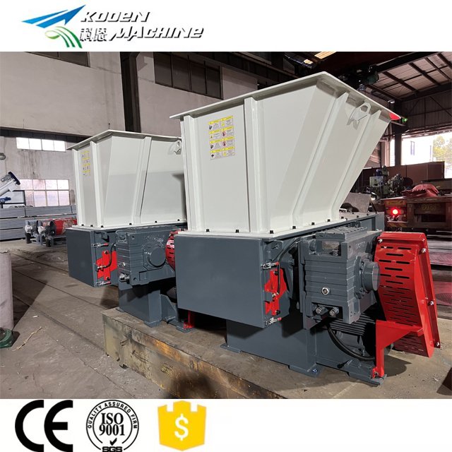 Plastic Single Double Shaft shredder machine/waste plastic lumps pipe bottle pe pp films bags tire wood metal shredding machine
