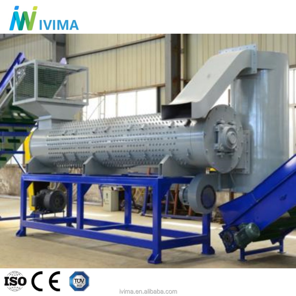 Plastic PP PE ABS PVC film woven bag Washing Recycling Line with CE certified