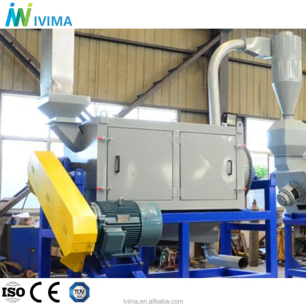 Plastic PP PE ABS PVC film woven bag Washing Recycling Line with CE certified
