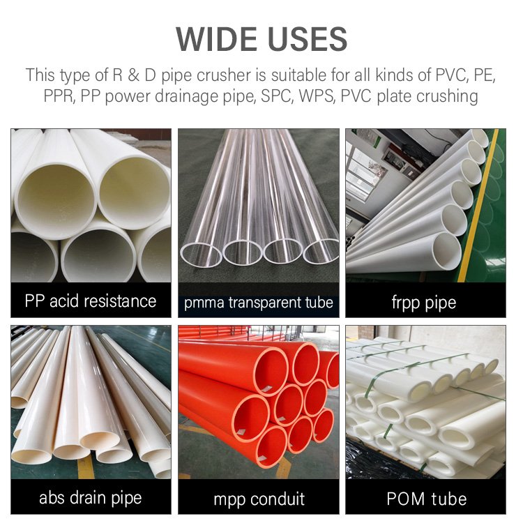PP PIPE shredding machine PVC plastic crusher new product