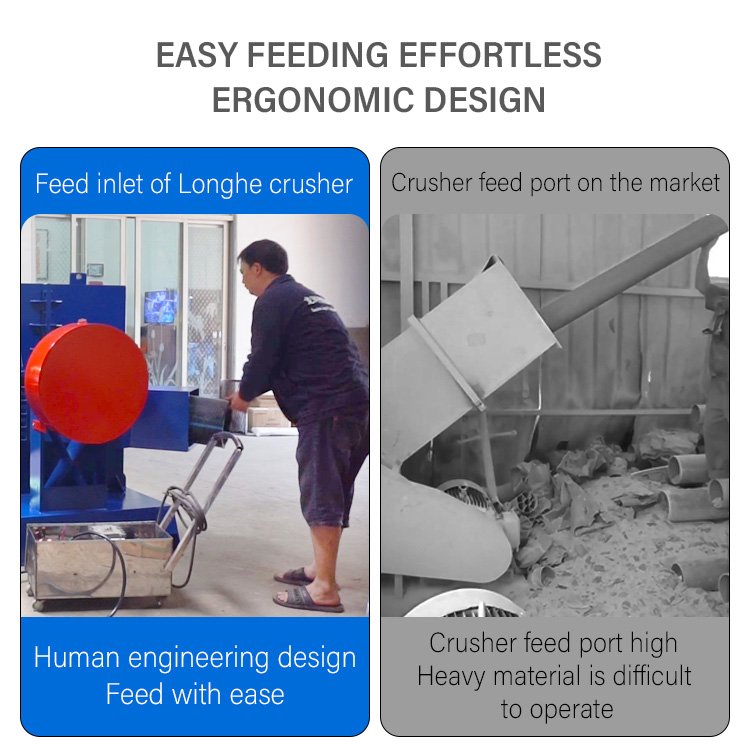 PP PIPE shredding machine PVC plastic crusher new product