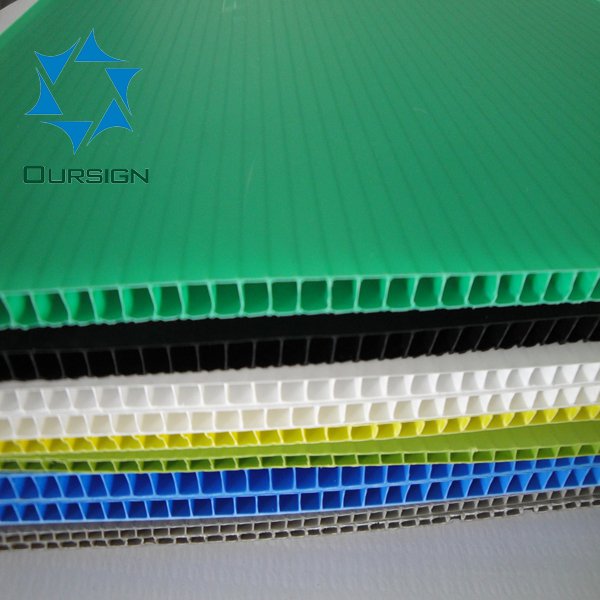 Oursign PP plastic hollow board corrugated sheet universal board anti-static pad for sign