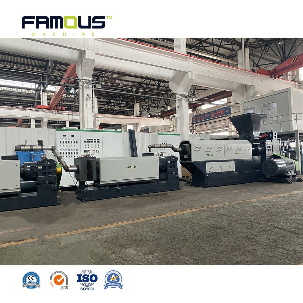 PP PE HDPE LDPE LLDPE Plastic Pelletizer Pelletizing Granules Making Granulator Machine