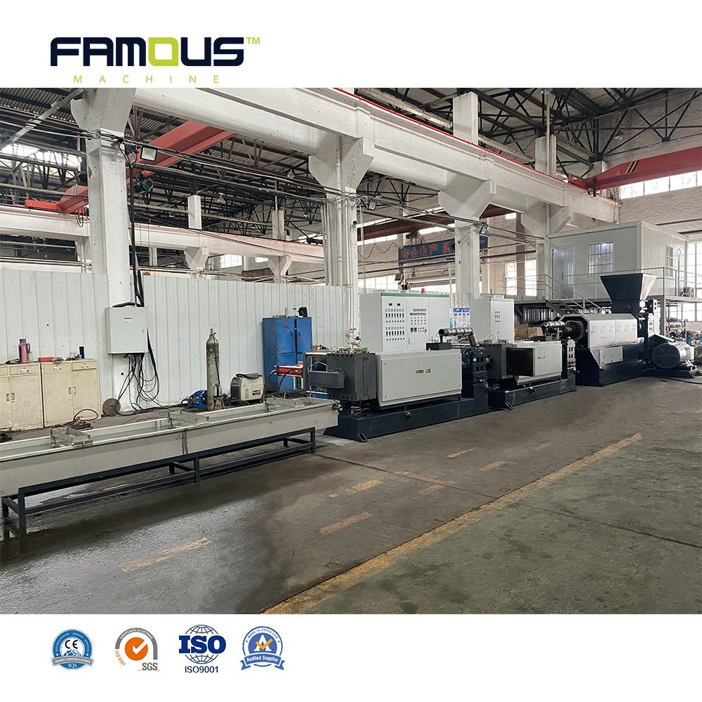 PP PE HDPE LDPE LLDPE Plastic Pelletizer Pelletizing Granules Making Granulator Machine