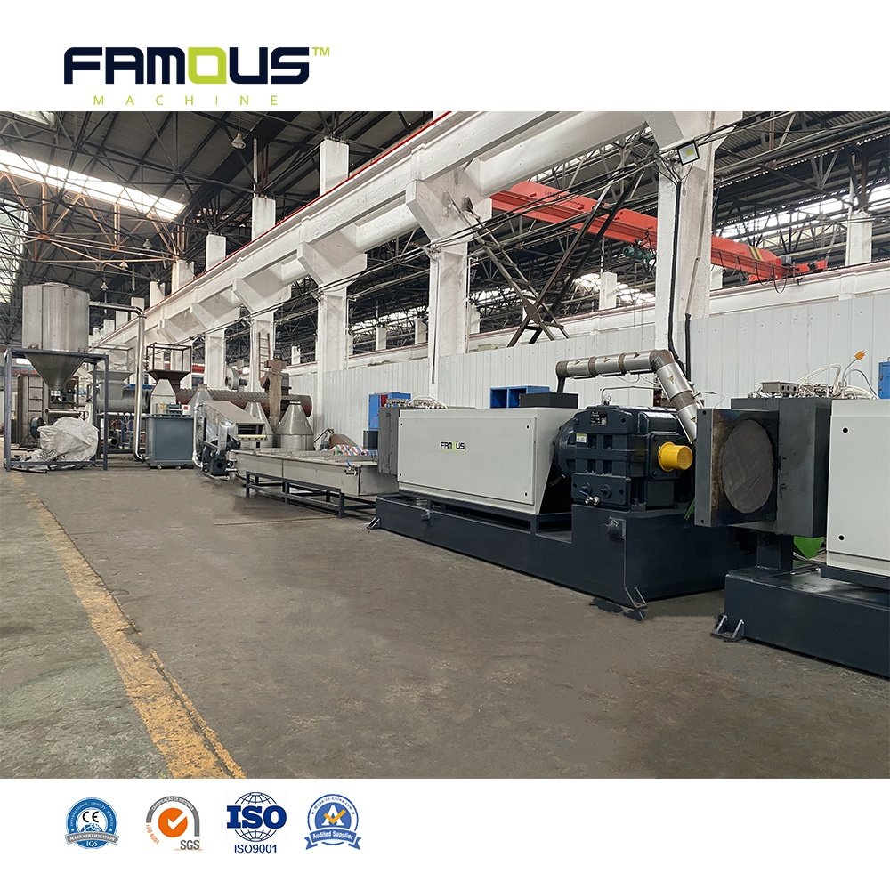 PP PE HDPE LDPE LLDPE Plastic Pelletizer Pelletizing Granules Making Granulator Machine