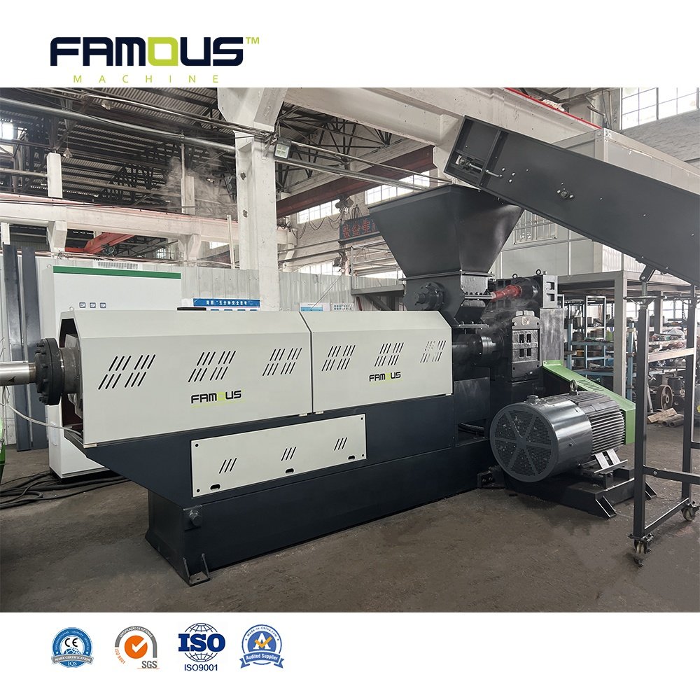 PP PE HDPE LDPE LLDPE Plastic Pelletizer Pelletizing Granules Making Granulator Machine