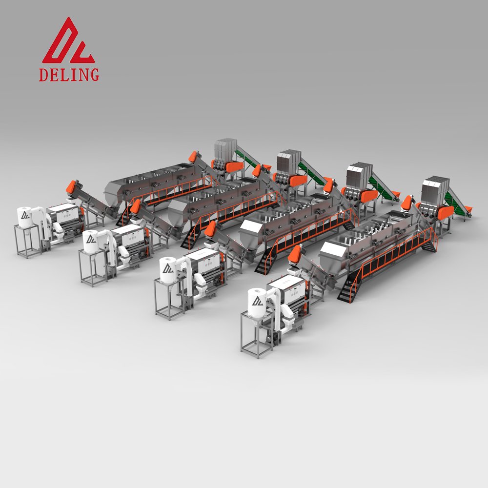 Plastic Washing Machine PP/PE Washing and Production Line China Temperature Control Waste Bottle Washing Line Manufacturing