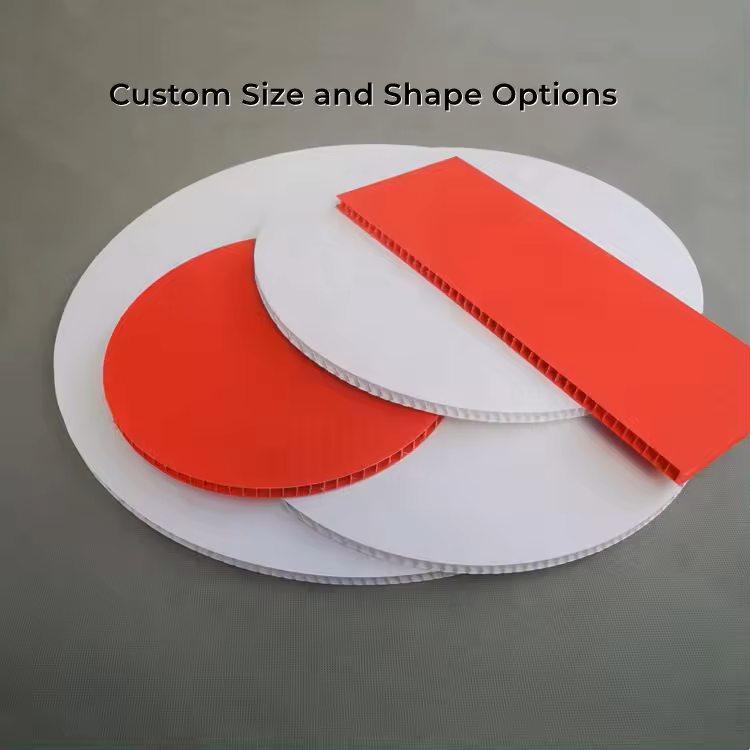 Corrugated Coroplast PP Plastic Fluted Polypropylene Plastic Hollow Board Sheet