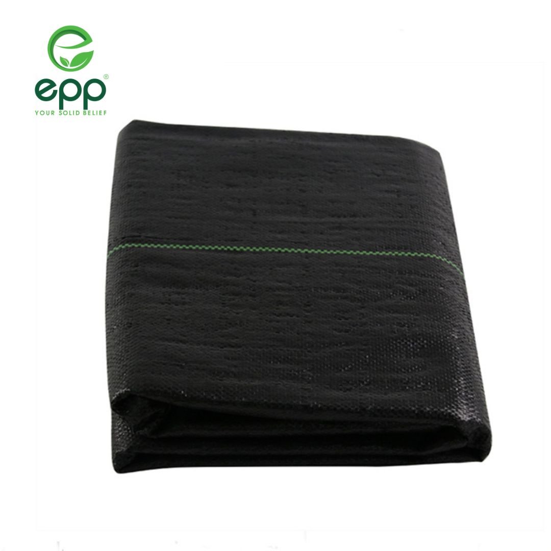 EPP Vietnam 100 virgin PP woven geotextile heavy duty landscape fabric weed control ground cover durable weed barrier mat