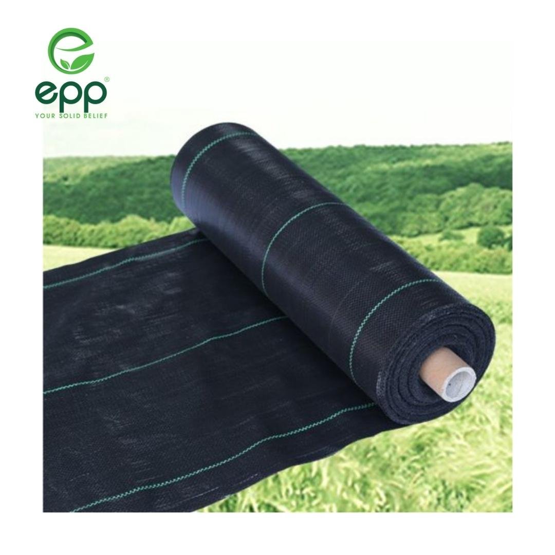 EPP Vietnam 100 virgin PP woven geotextile heavy duty landscape fabric weed control ground cover durable weed barrier mat