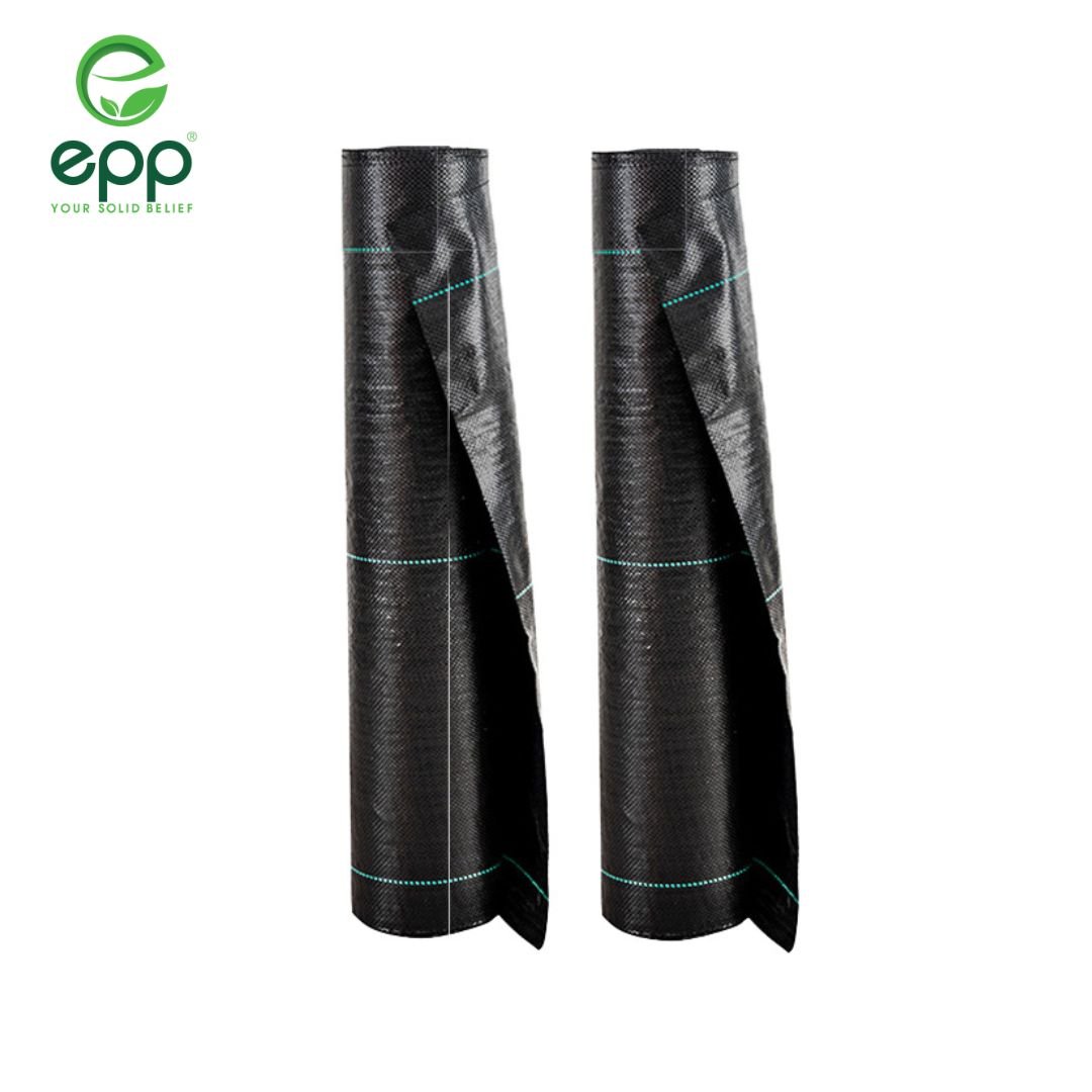 EPP Vietnam 100 virgin PP woven geotextile heavy duty landscape fabric weed control ground cover durable weed barrier mat
