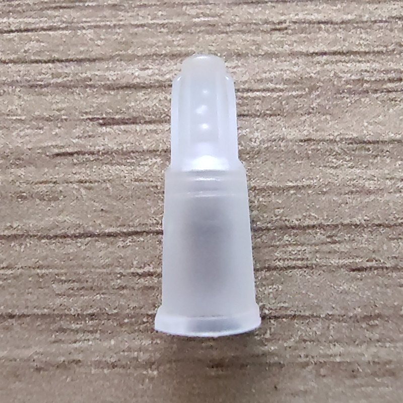 Dispensing Syringe Barrel Tip Lid with Luer Lock Screw Type Connection
