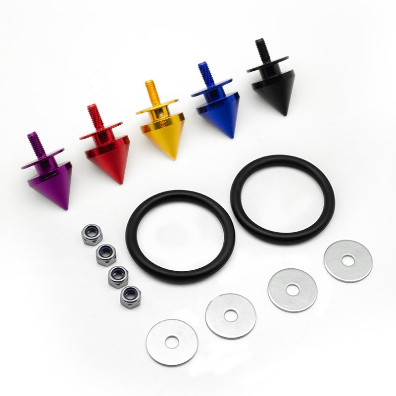 Car front fork bumper hatch cover quick release fastener alloy nut