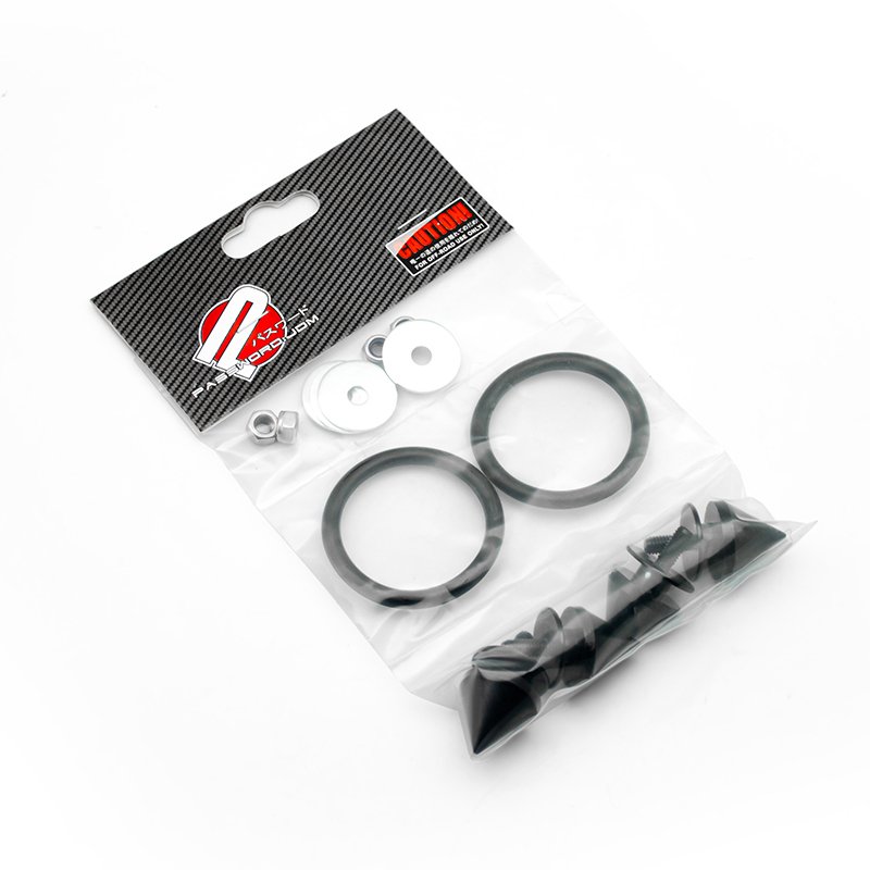 Car front fork bumper hatch cover quick release fastener alloy nut